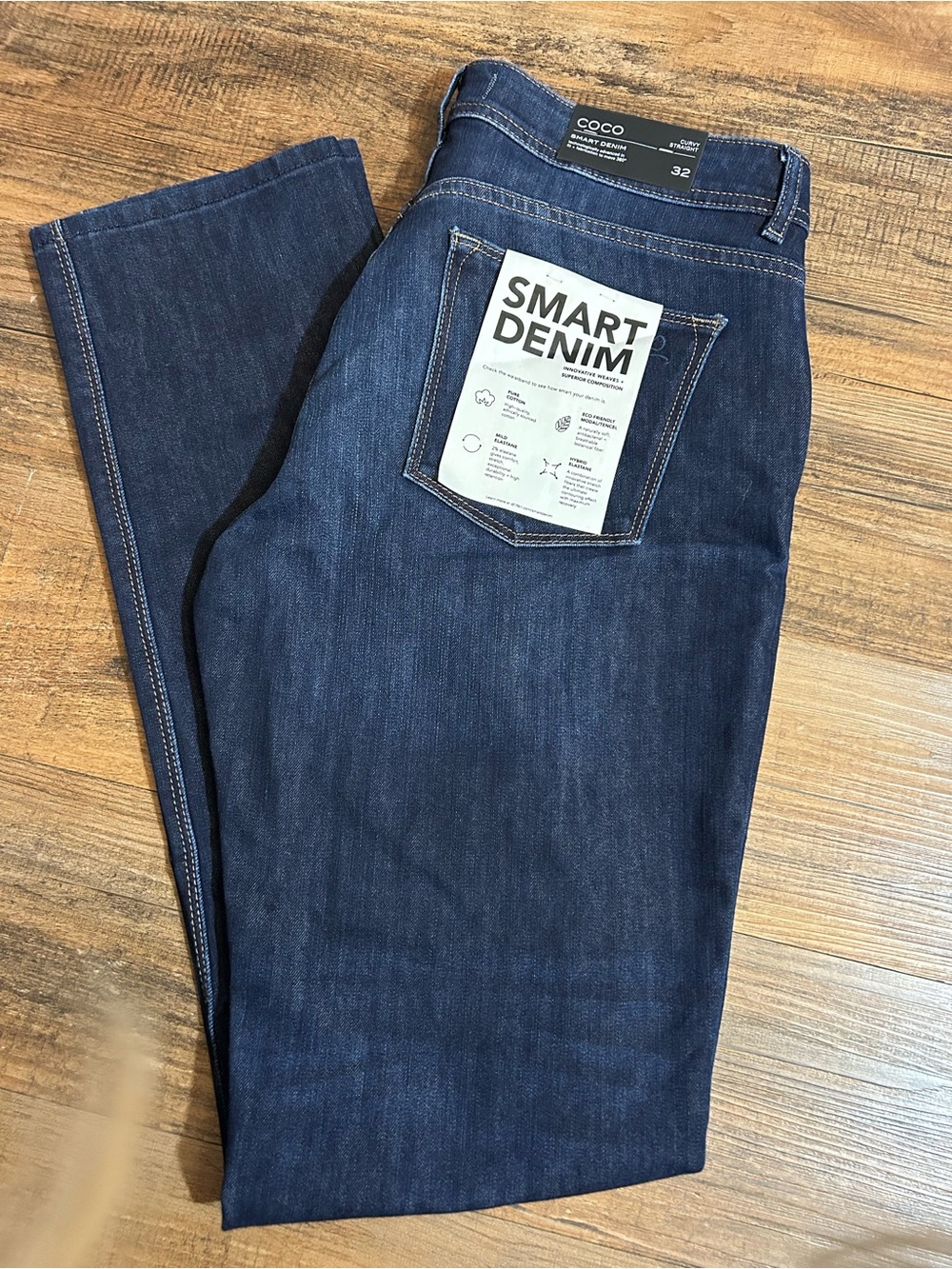 NWT DL1961 COCO Smart Denim Jeans in Sz 32